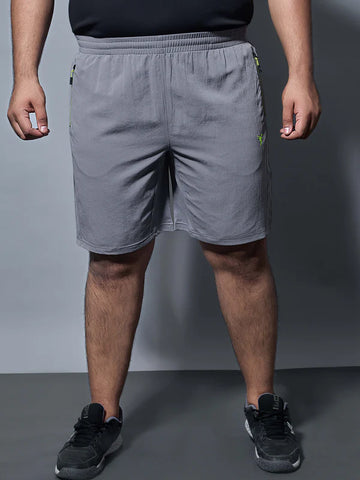 OR46 Solid Woven 2- Stretch Shorts PLUS SIZE | Mens | LIGHT GREY
