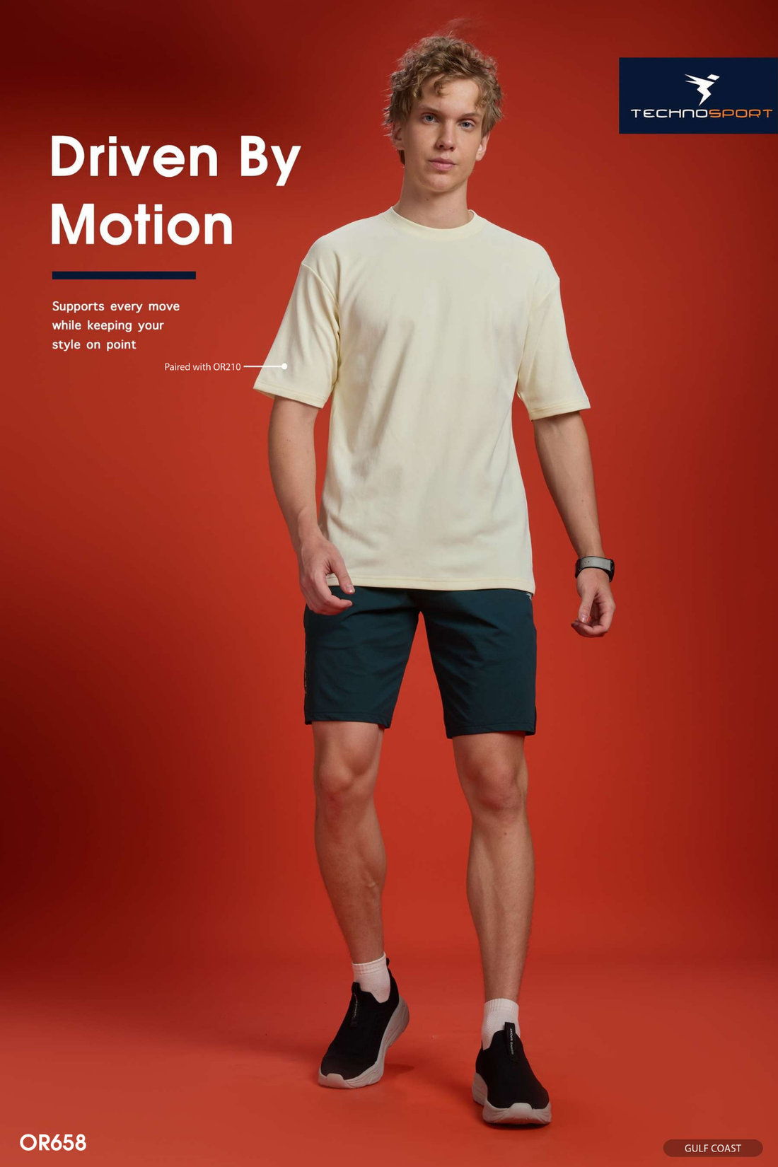 OR658 MEN SOLID 2WAY CUT & SEW RELAXFIT SHORTS | GULF COAST