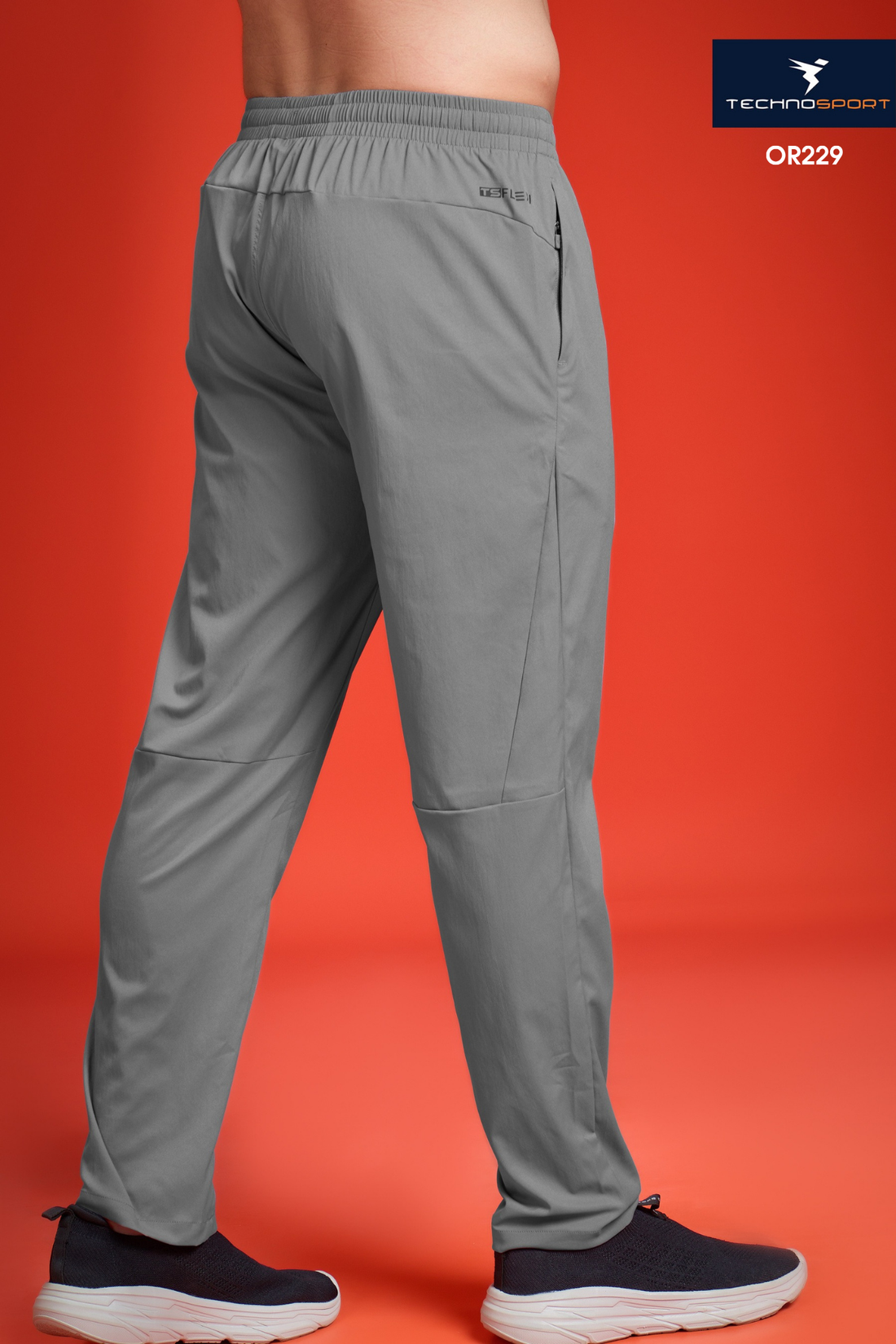 OR229 Men Solid Regular Fit Trackpants | light grey