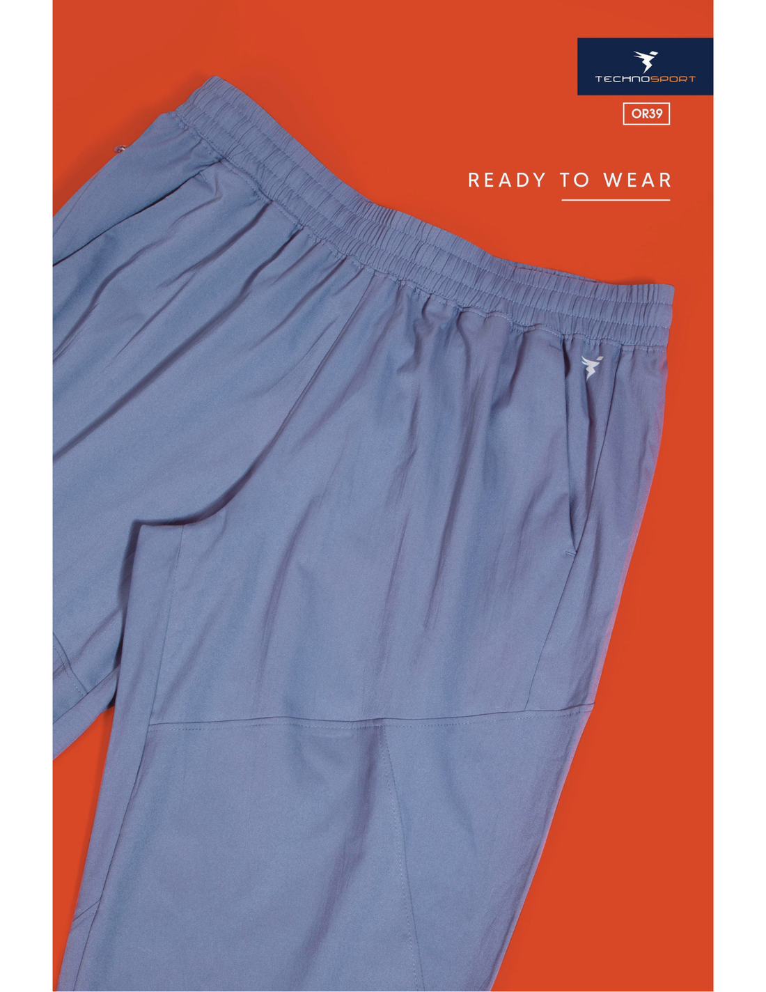 OR39 Men Solid Regular Fit Trackpants with BACK POCKET | Vintage indigo