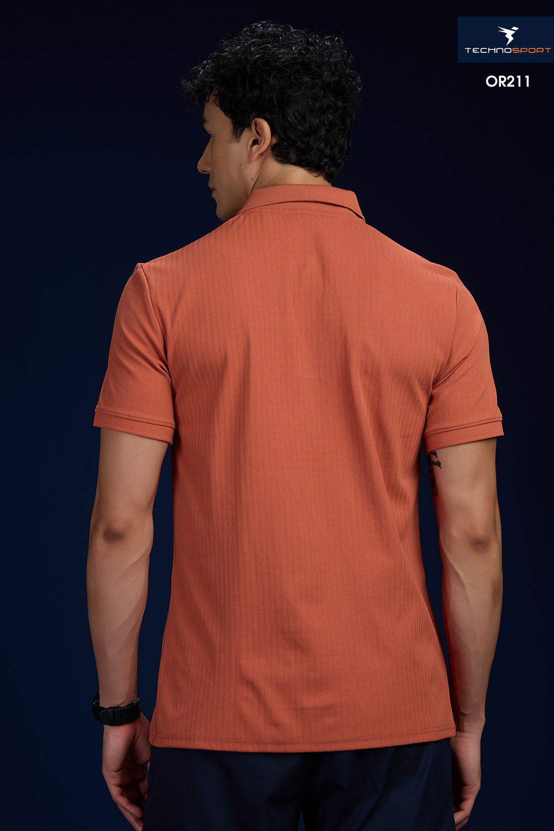 OR211 Mens Polo neck Half Sleeve | MARSALA