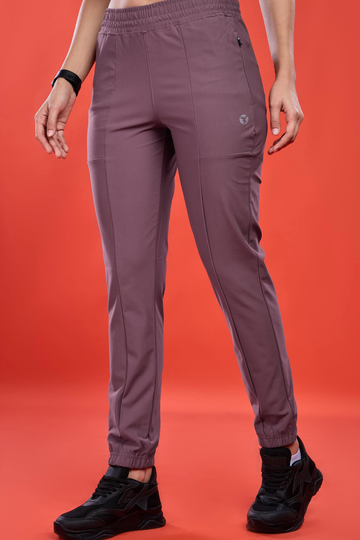 W135 Women Solid Relax Fit Joggers with DURACOOL | FIG