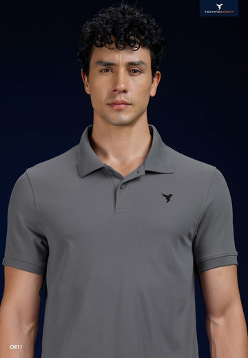 OR11 Mens Polo neck Half Sleeve | LIGHT GREY