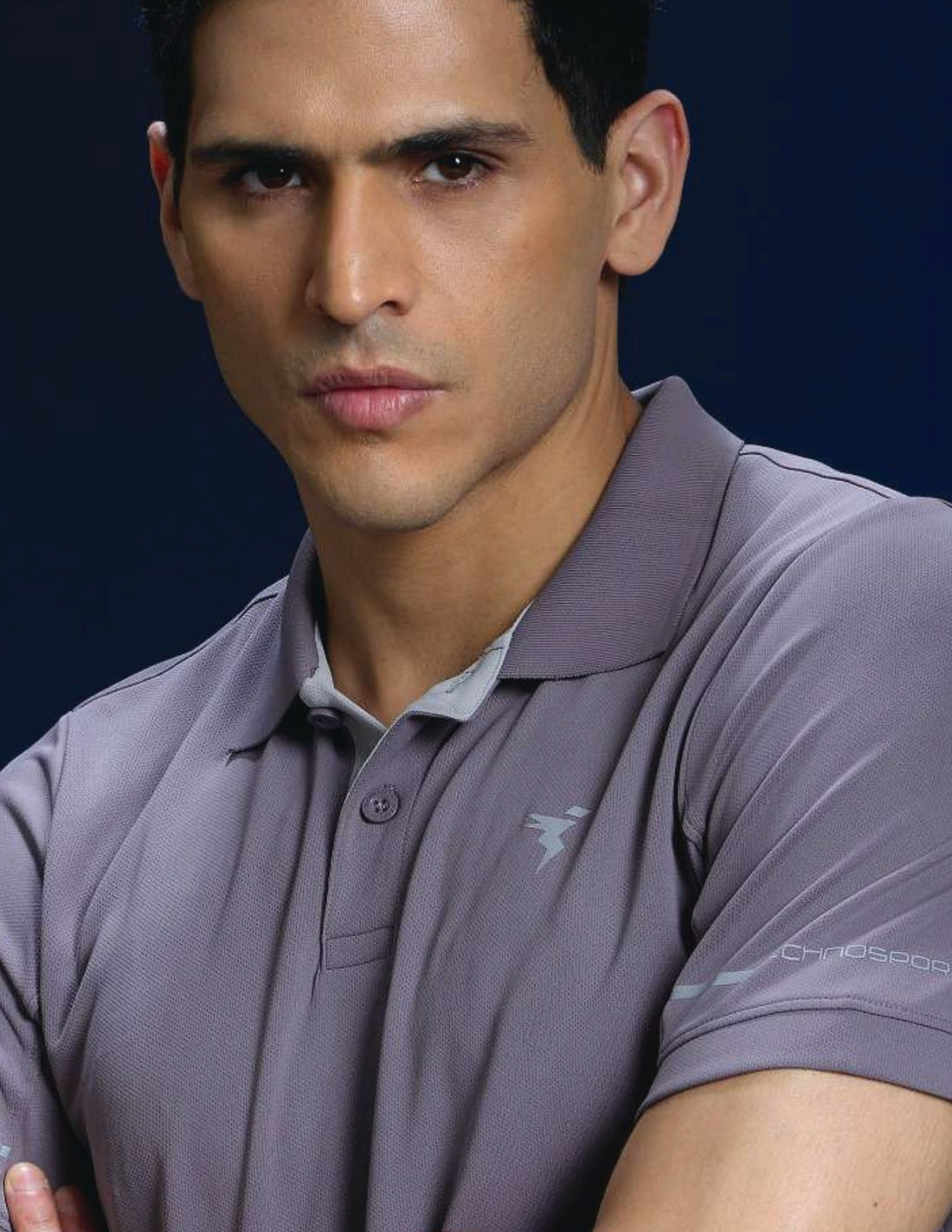 OR701 Mens solid POLO slimfit half sleeve tshirt| GRAY RIDGE