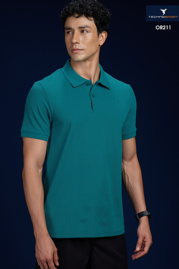 OR211 Mens Polo neck Half Sleeve | TEAL