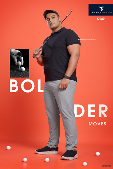 OR89 Men Solid Regular Fit Trackpants PLUS SIZE | LIGHT GREY