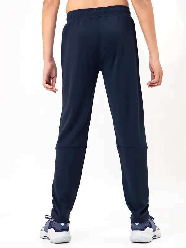 OR25 Men Solid Slim Fit Trackpants with TECHNO DRY | NAVY BLUE