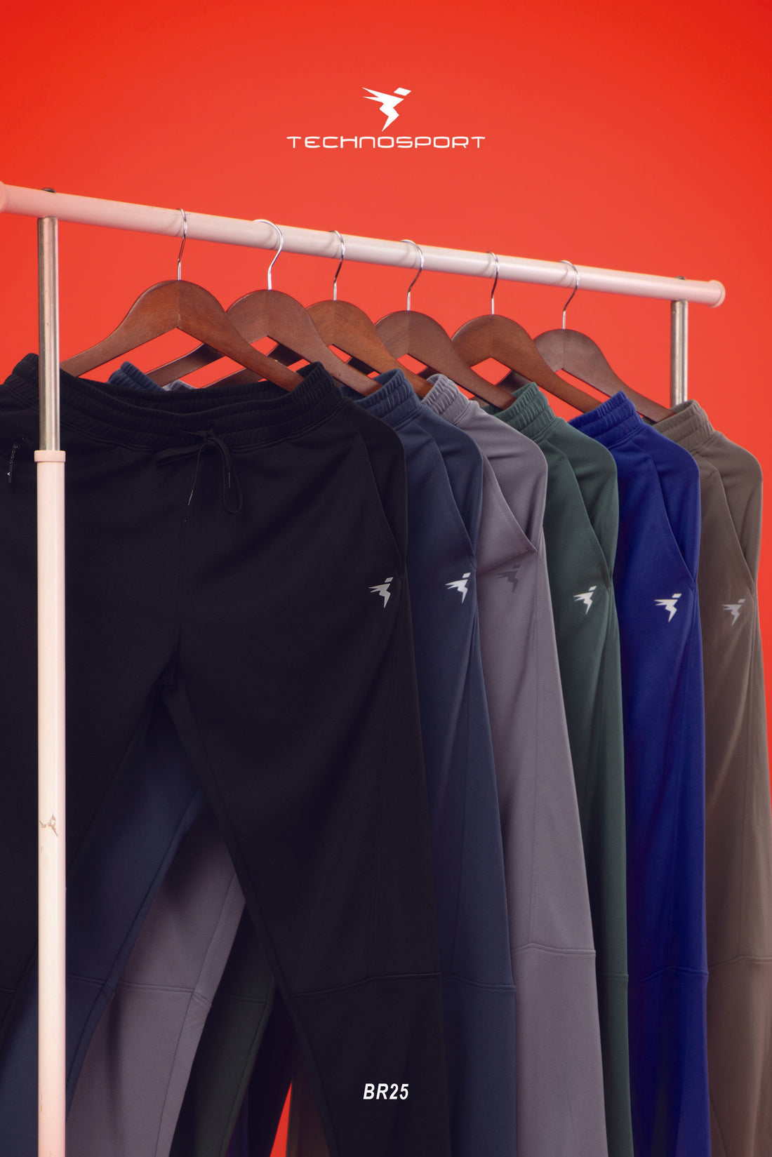 Boys Solid Slim Fit Trackpants with TECHNO GUARD | BR25 | PACK OF 8