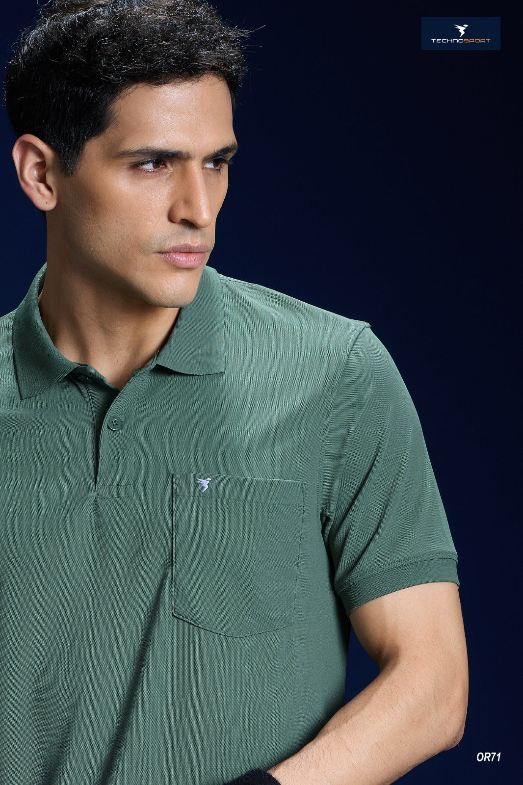 OR71 POLO NECK WITH POCKET | Myrtle