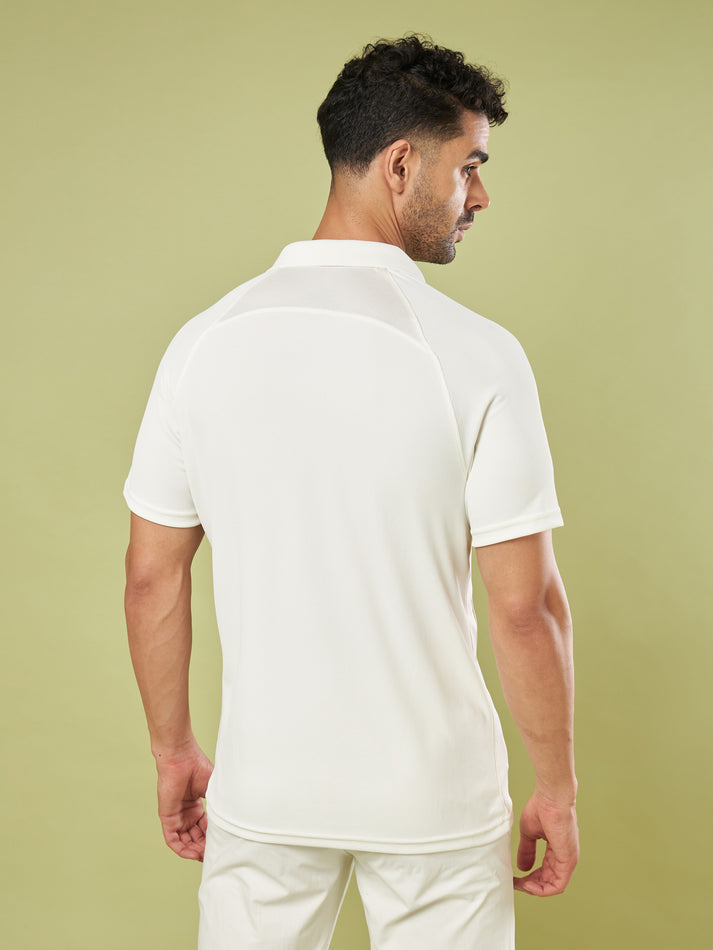 OR24 Cricket Jersey polo neck half sleeve | OFF WHITE