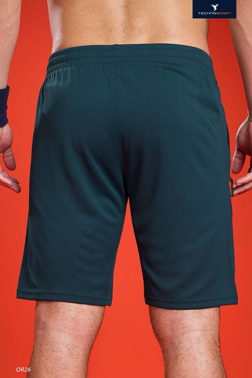 OR26 Men Solid Slim Fit Shorts with TECHNO DRY| GULF COAST