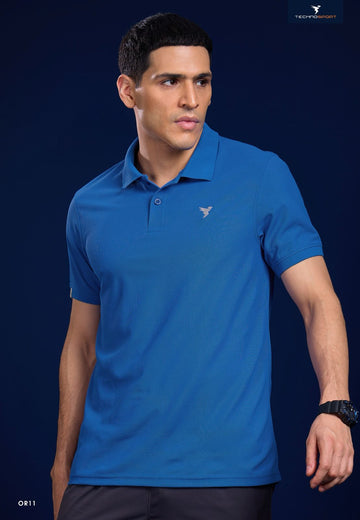 OR11 Mens Polo neck Half Sleeve |ROYAL BLUE