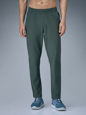 OR89 Men Solid Regular Fit Trackpants PLUS SIZE | TREKKING GREEN
