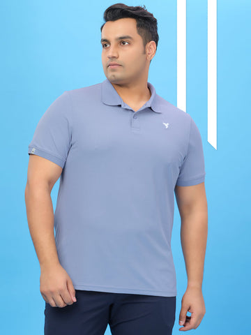 OR11 Men's Solid Polo Slim Fit Half Sleeve T-Shirt Plus size | TROPOSPHERE