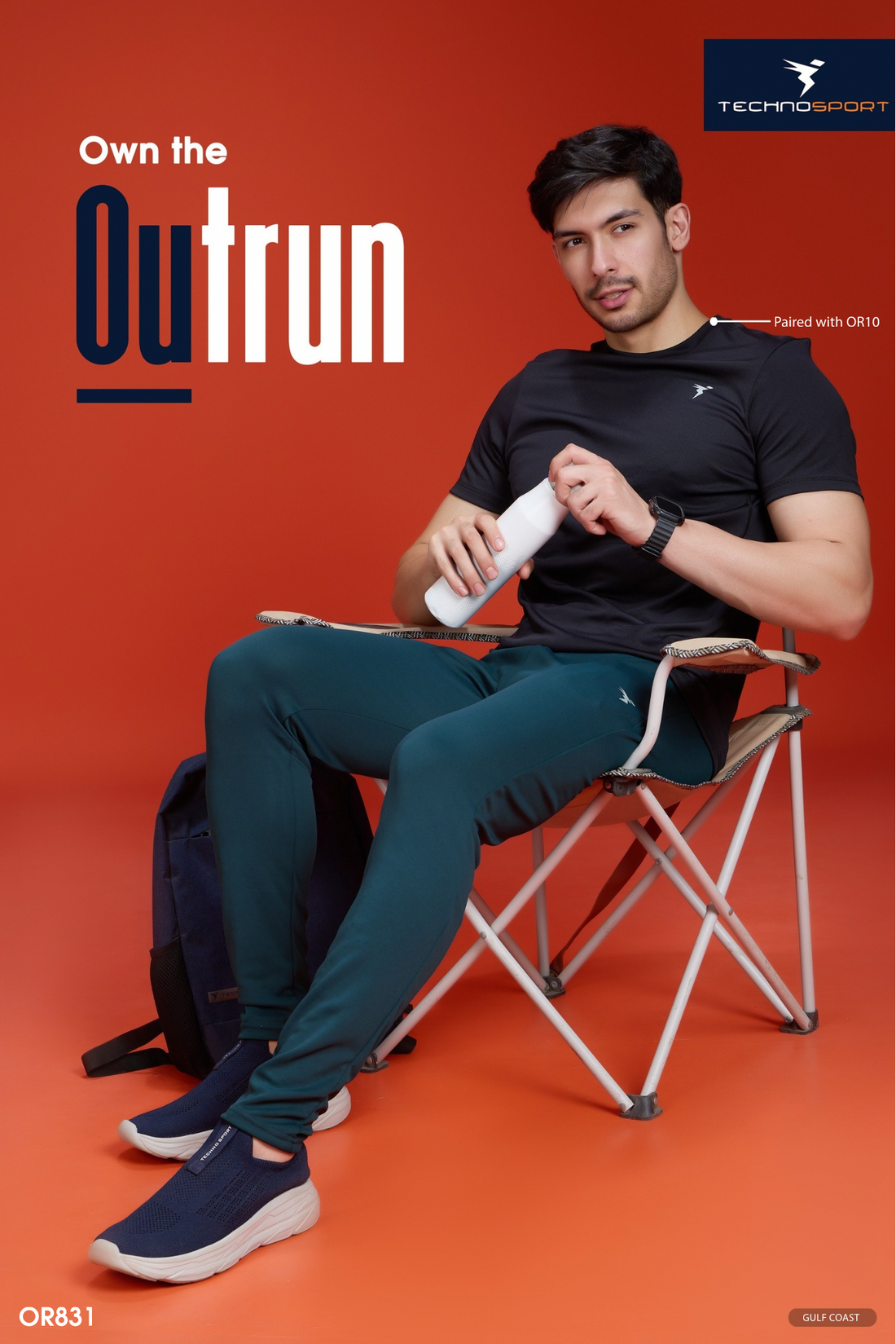 OR831 MEN SOLID 2-WAY STRETCH SLIMFIT TRACKPANT | GULT COAST
