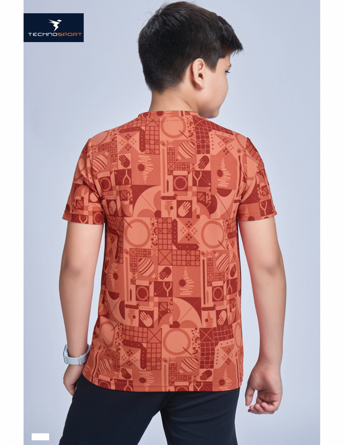 B211 Boys Crew Neck Slimfit Half sleeve T-shirts |CHILLI FLAKES