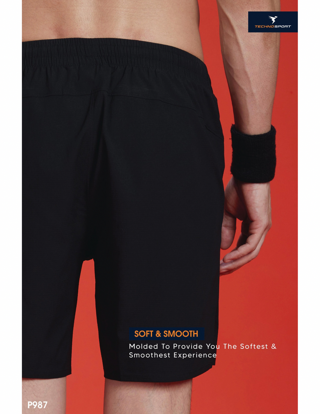 789PD Mens Lightweight 2-way stretch Shorts | BLACK