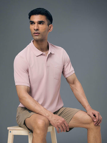 OR71 POLO NECK WITH POCKET | DUSTY PINK