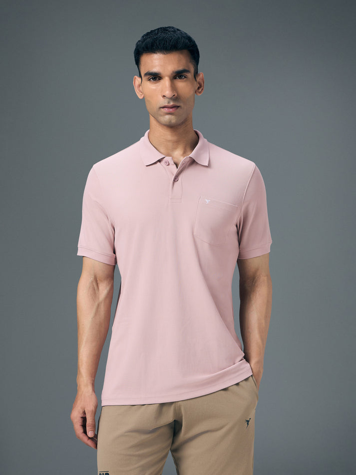 OR71 POLO NECK WITH POCKET | DUSTY PINK