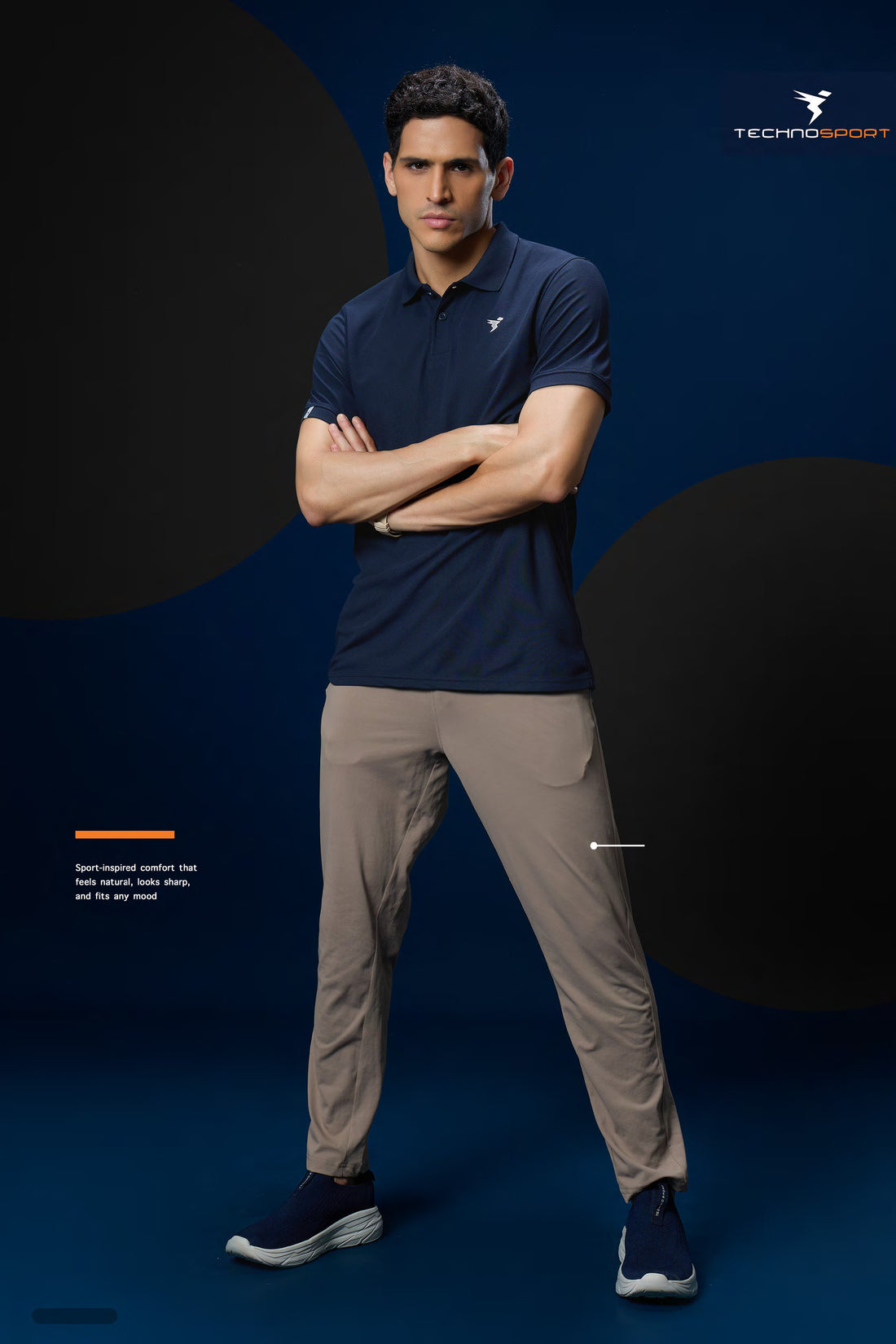 OR11 Mens Polo neck Half Sleeve | NAVY BLUE