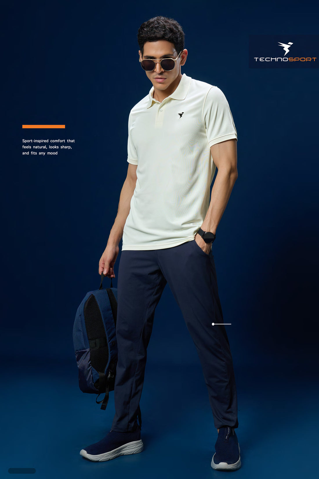 OR11 Mens Polo neck Half Sleeve | WHITE