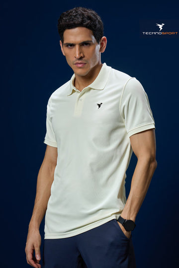 OR11 Mens Polo neck Half Sleeve | WHITE