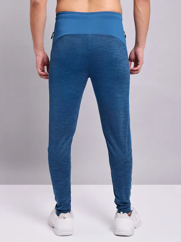 OR19 Men Melange Slim Fit Trackpants with TECHNO DRY | NORTH ATLANIC MELANGE