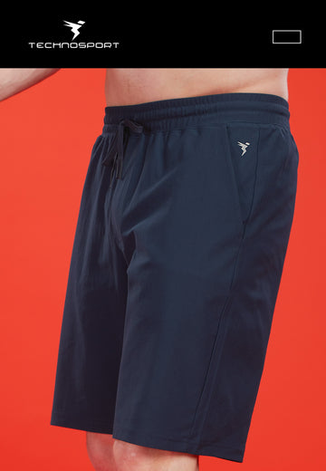 OR206 MEN SOLID STRETCH RELAXFIT SHORTS WITH DURACOOL+ | NAVY