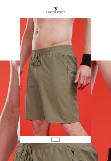 OR206 MEN SOLID STRETCH RELAXFIT SHORTS WITH DURACOOL+ | KHAKI