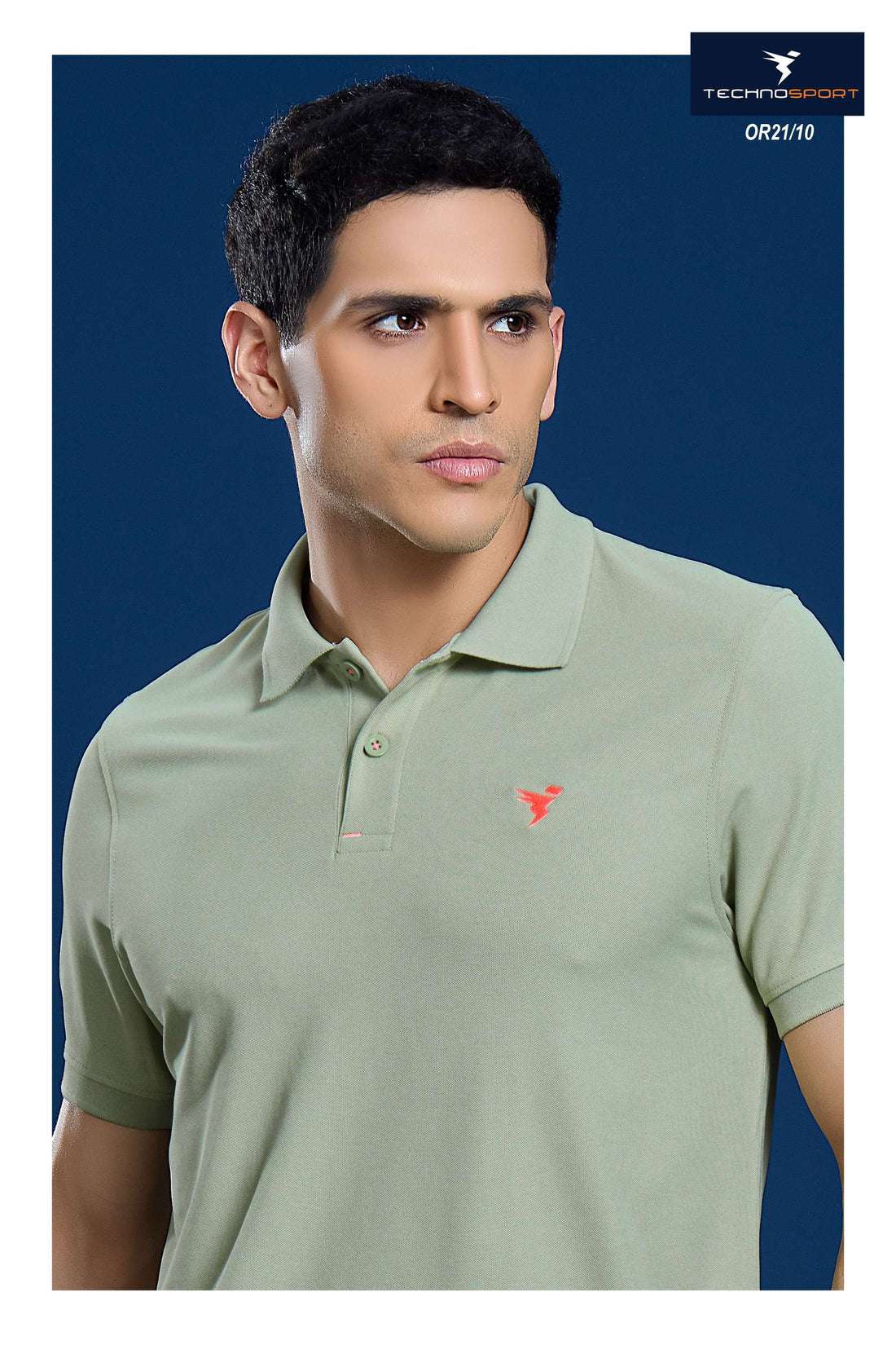 OR21 MENS POLO NECK HALF SLEEVE | LIGHT LIME