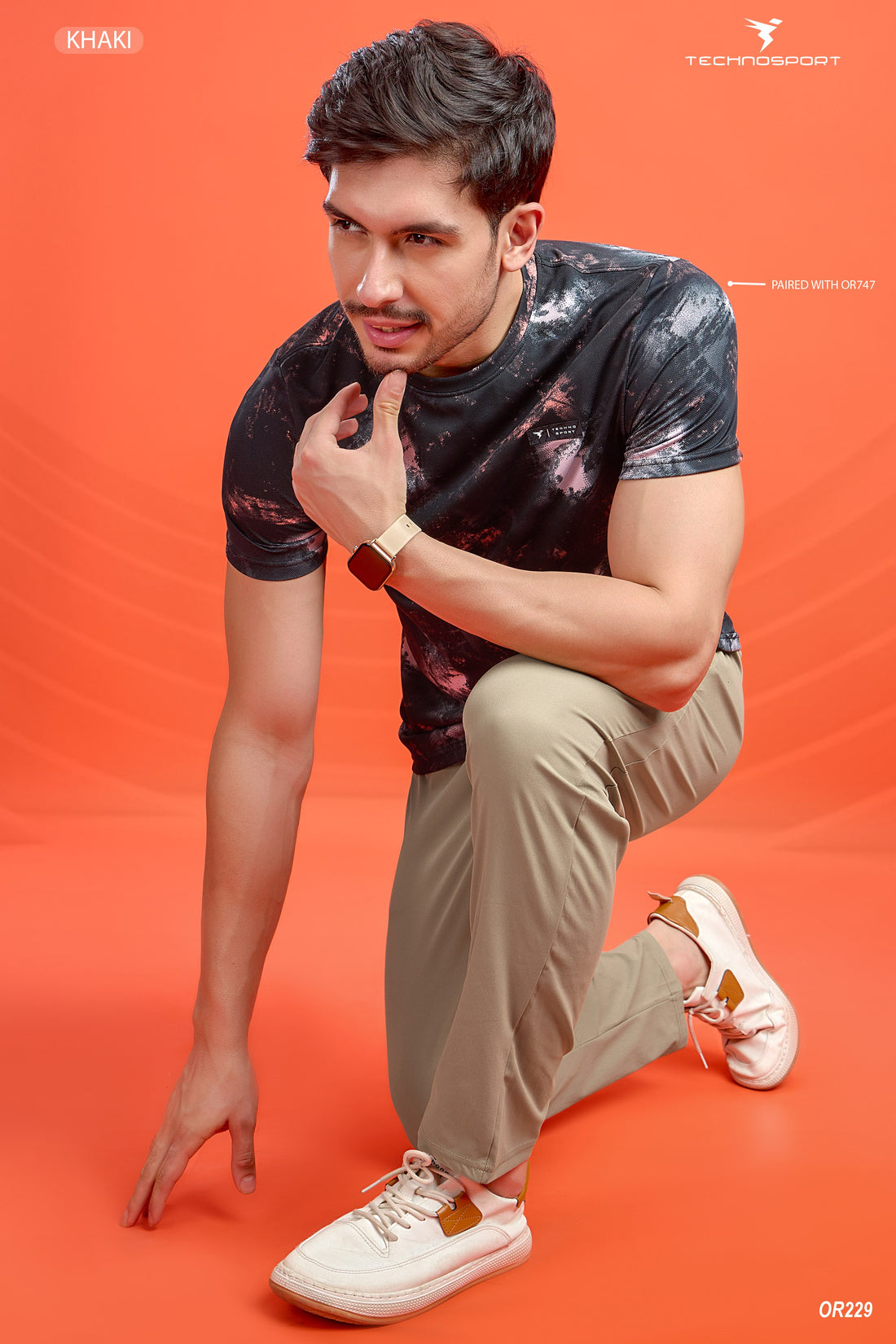 OR229 Men Solid Regular Fit Trackpants | SANDAL