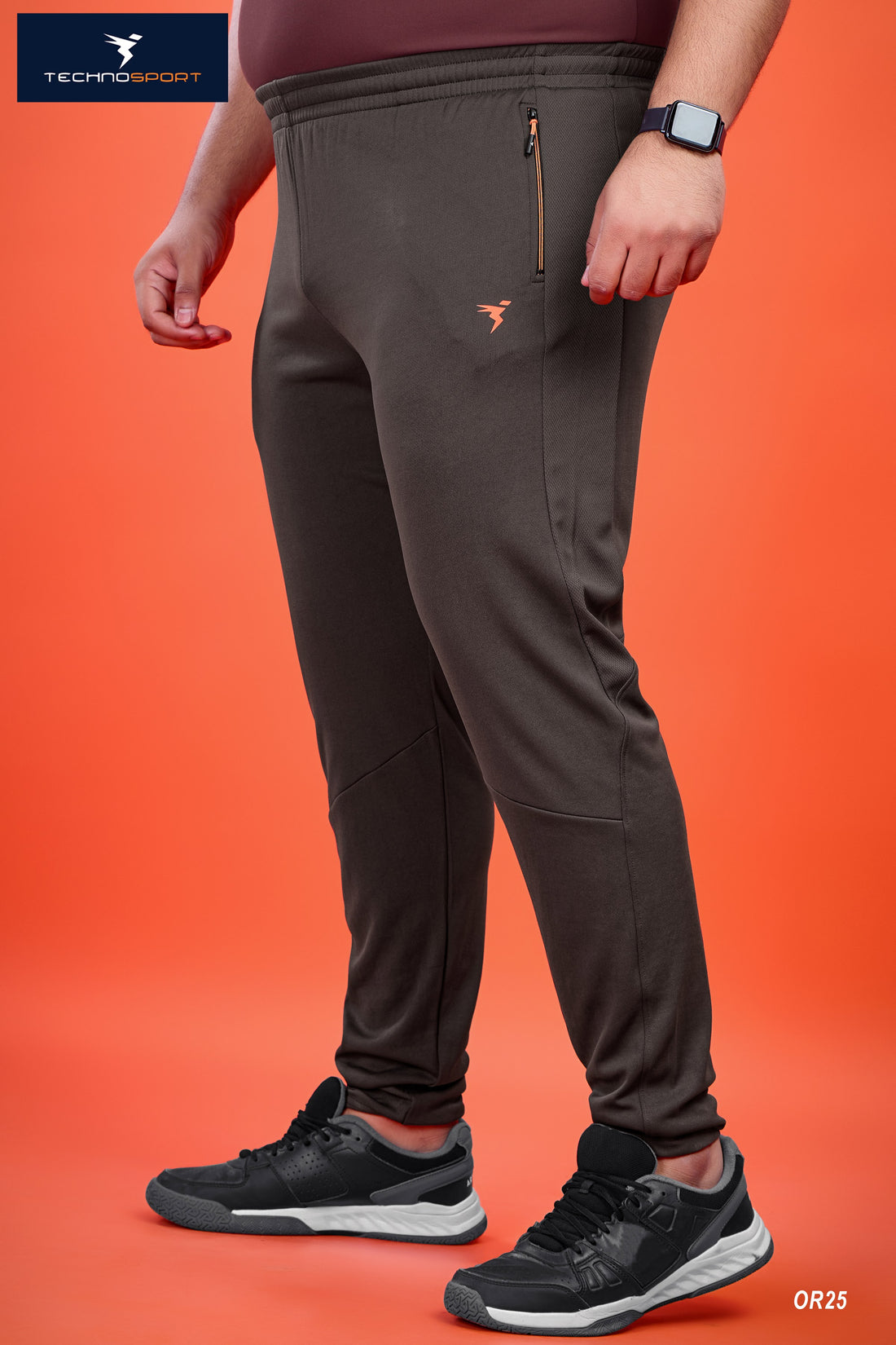 OR25 Men Plus Size Solid Slim Fit Trackpants with TECHNO DRY | PACK OF 4 COMBO