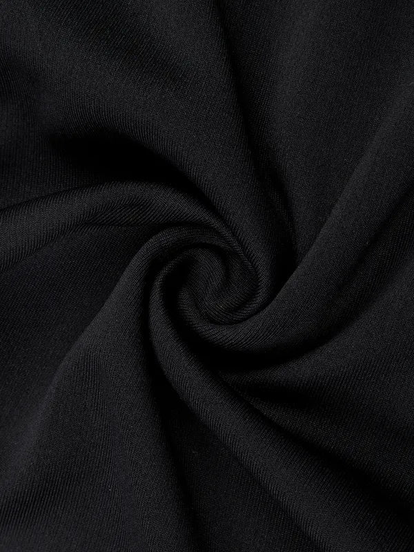 OR26 Men Solid Slim Fit Shorts with TECHNO DRY| BLACK