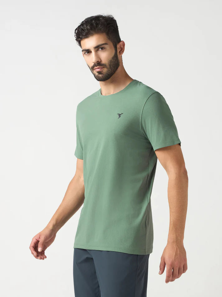 OR30 Mens Crew Neck Slim Fit Half Sleeve T-Shirt | MYRTLE