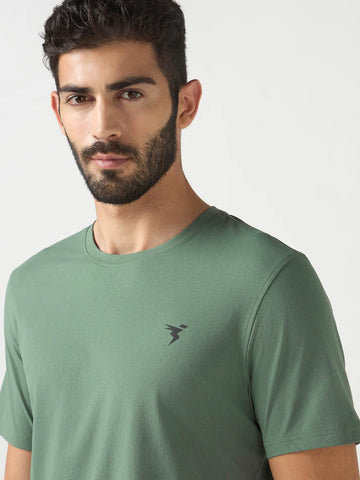 OR30 Mens Crew Neck Slim Fit Half Sleeve T-Shirt | MYRTLE