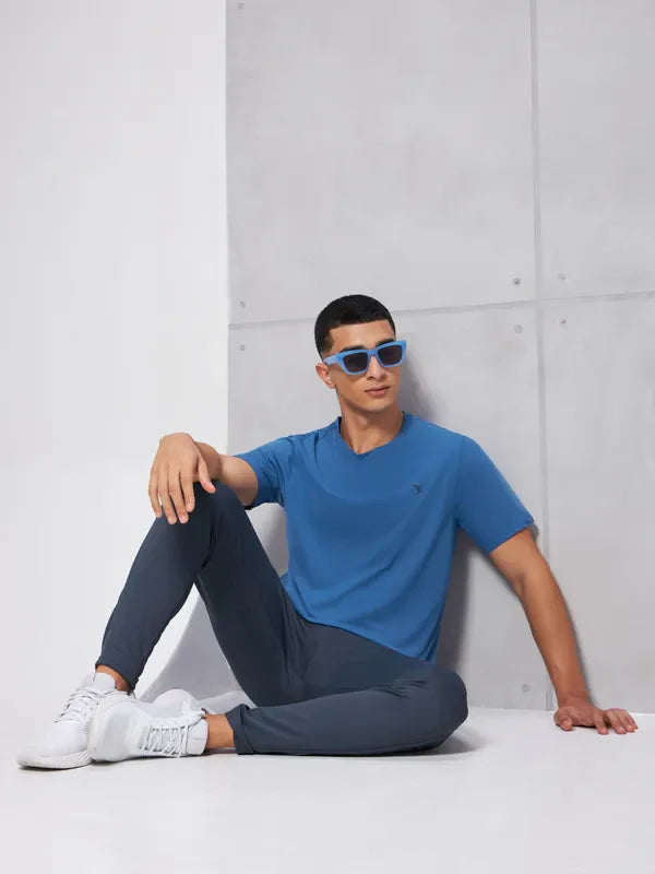OR30 Mens Crew Neck Slim Fit Half Sleeve T-Shirt | ROYAL BLUE