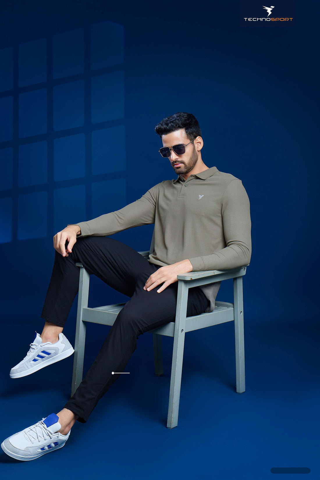 OR37 Men Solid Slim Fit Polo T-shirt with MATPIQ | SMOKEY OLIVE