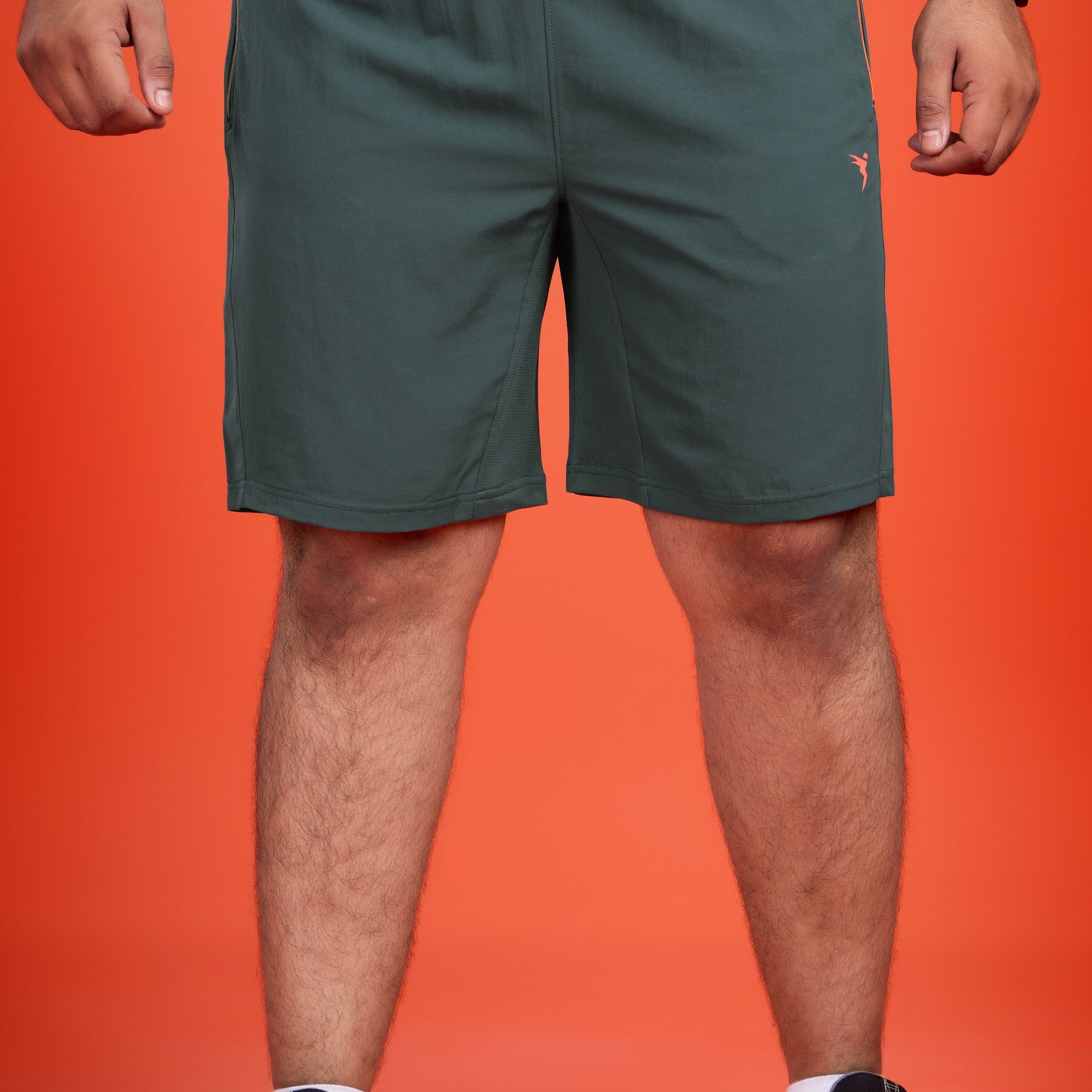 OR46 Solid Woven 2- Stretch Shorts PLUS SIZE | Mens | TREKKING GREEN