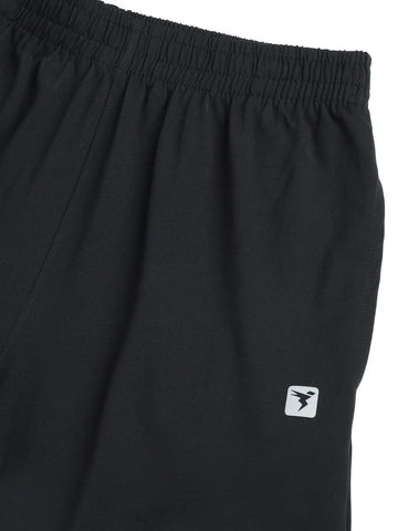 OR66 Men Melange Slim Fit Shorts with TECHNOLITE | BLACK
