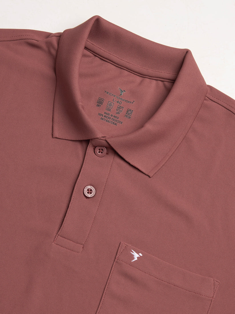 OR71 POLO NECK WITH POCKET | MARSALA