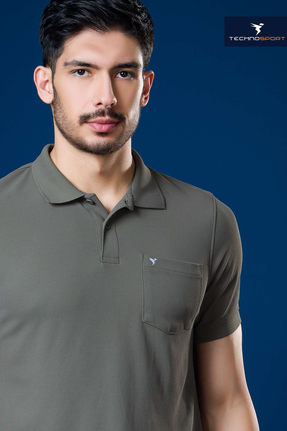 OR71 POLO NECK WITH POCKET | DARK GREY