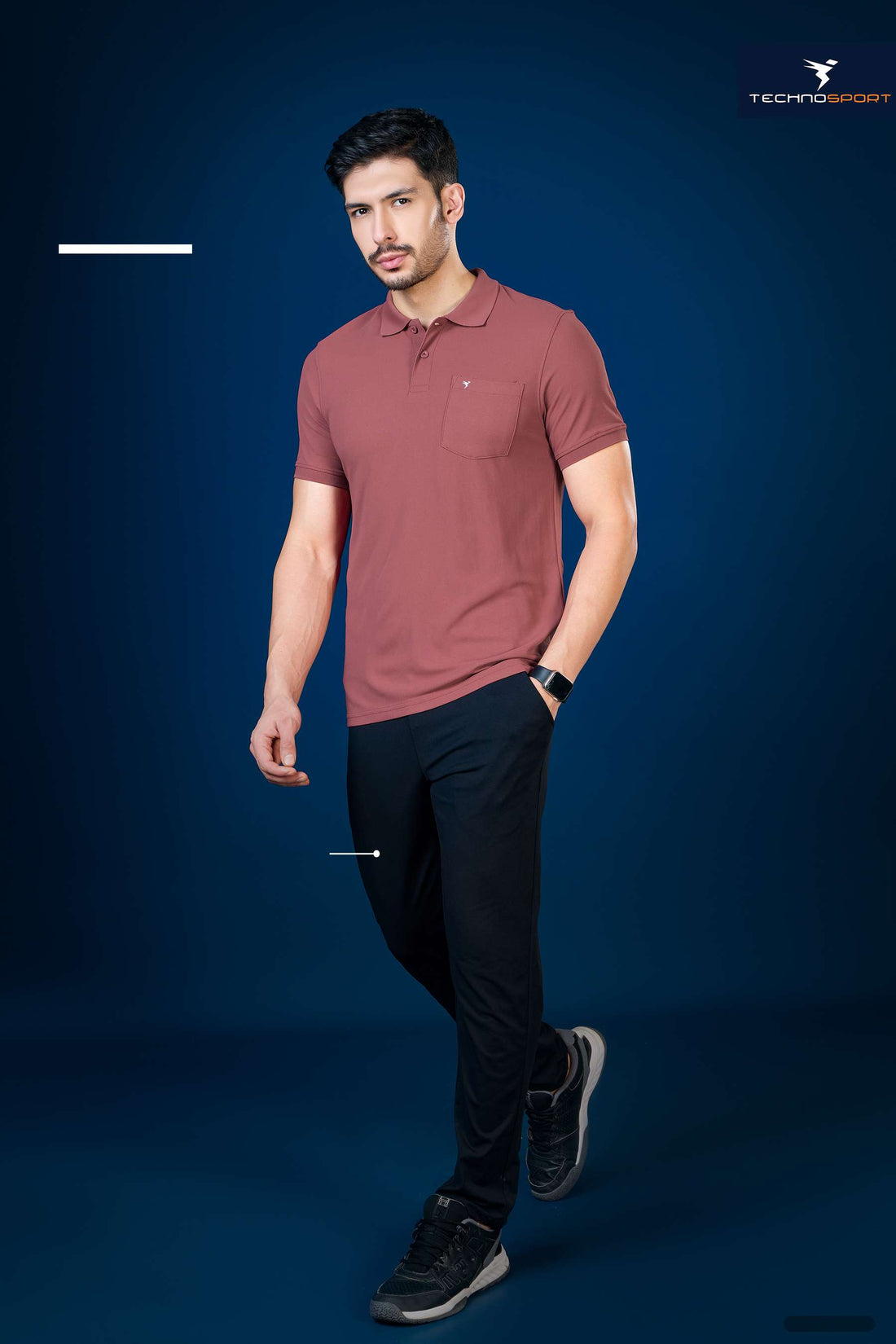 OR71 POLO NECK WITH POCKET | BREEY RED