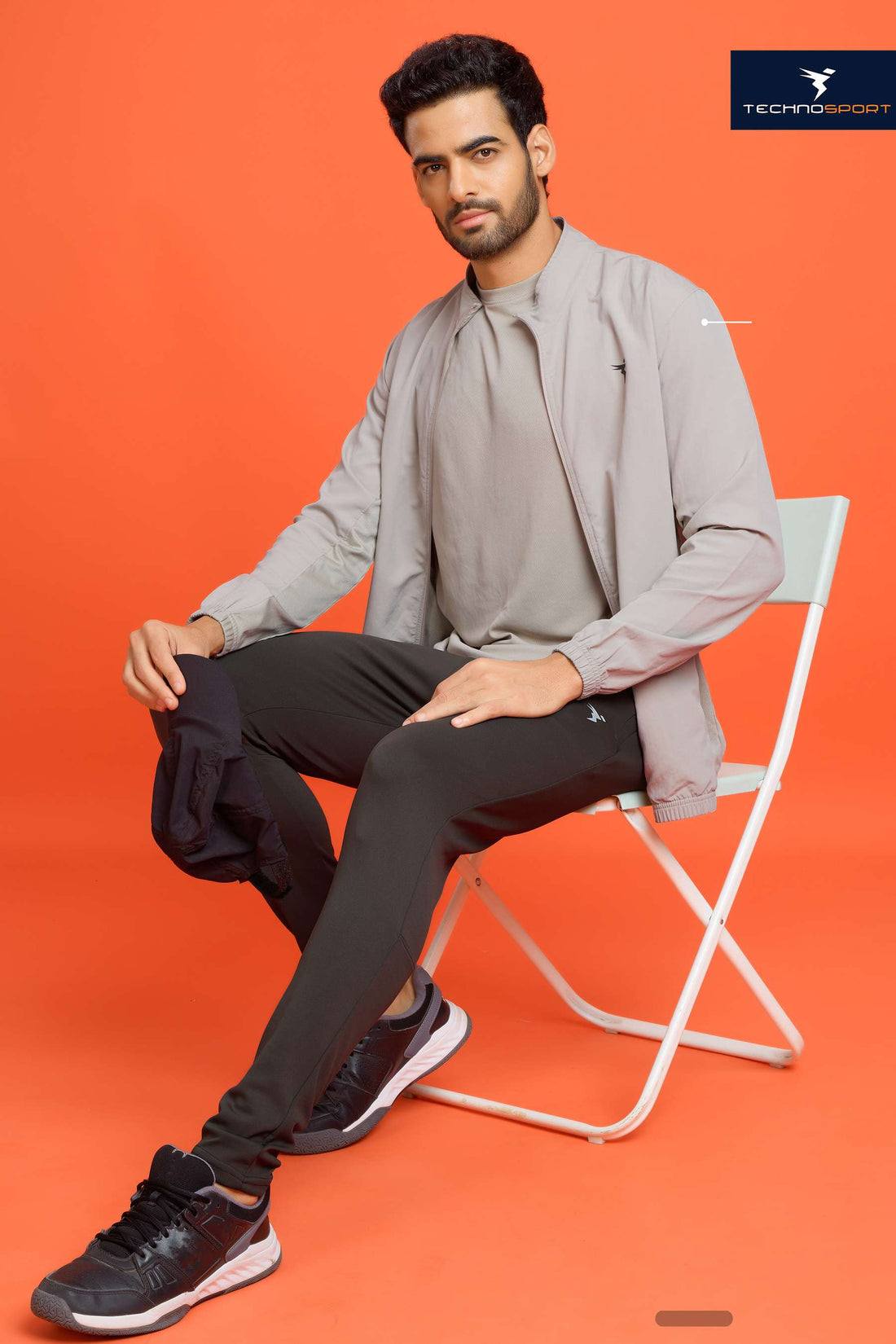 OR831 MEN SOLID 2-WAY STRETCH SLIMFIT TRACKPANT | BLACK OLIVE